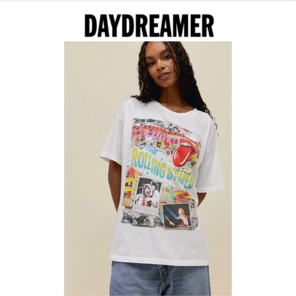 Daydreamer Rolling Stones Time Waits For No One Merch Tee